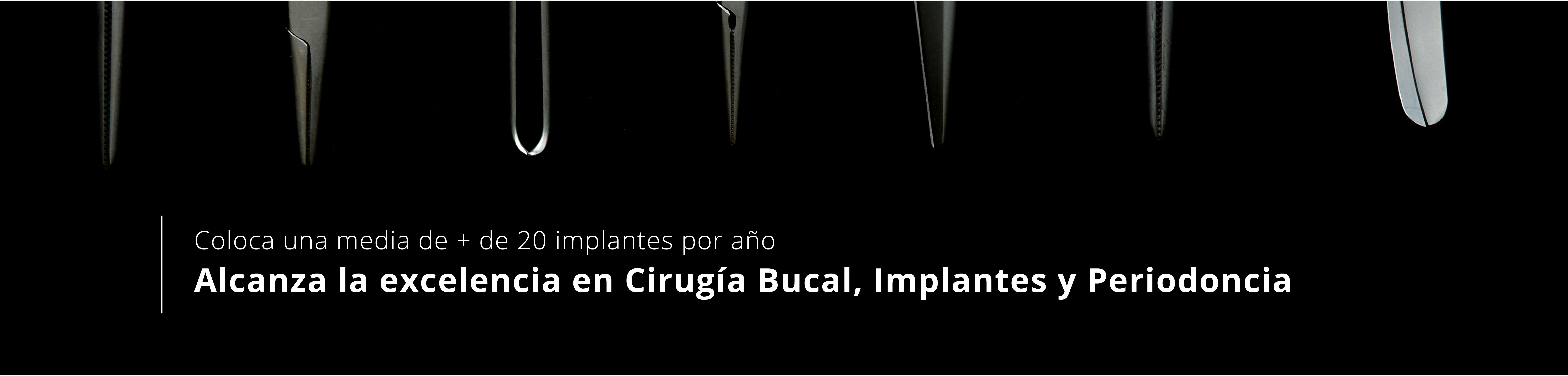 Postgrado, máster en Cirugía, Periodoncia y Rehabilitación en Implantología Oral